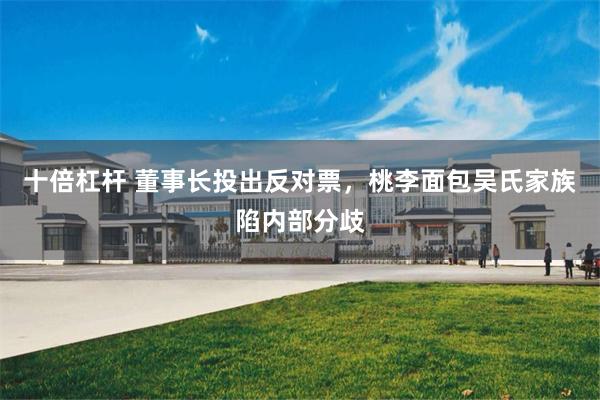 十倍杠杆 董事长投出反对票，桃李面包吴氏家族陷内部分歧